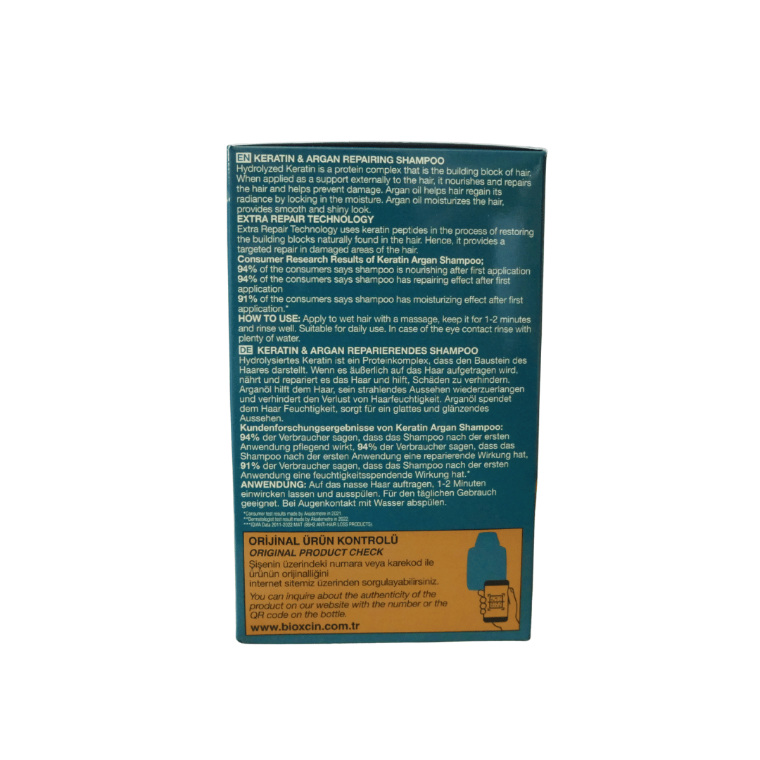 Bioxcin Shampoo with Keratin and Argan