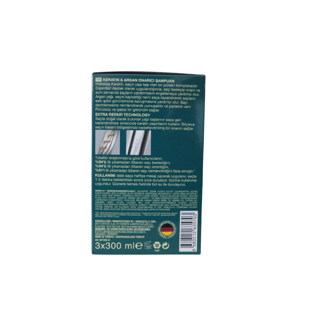 Bioxcin with Keratin and Argan