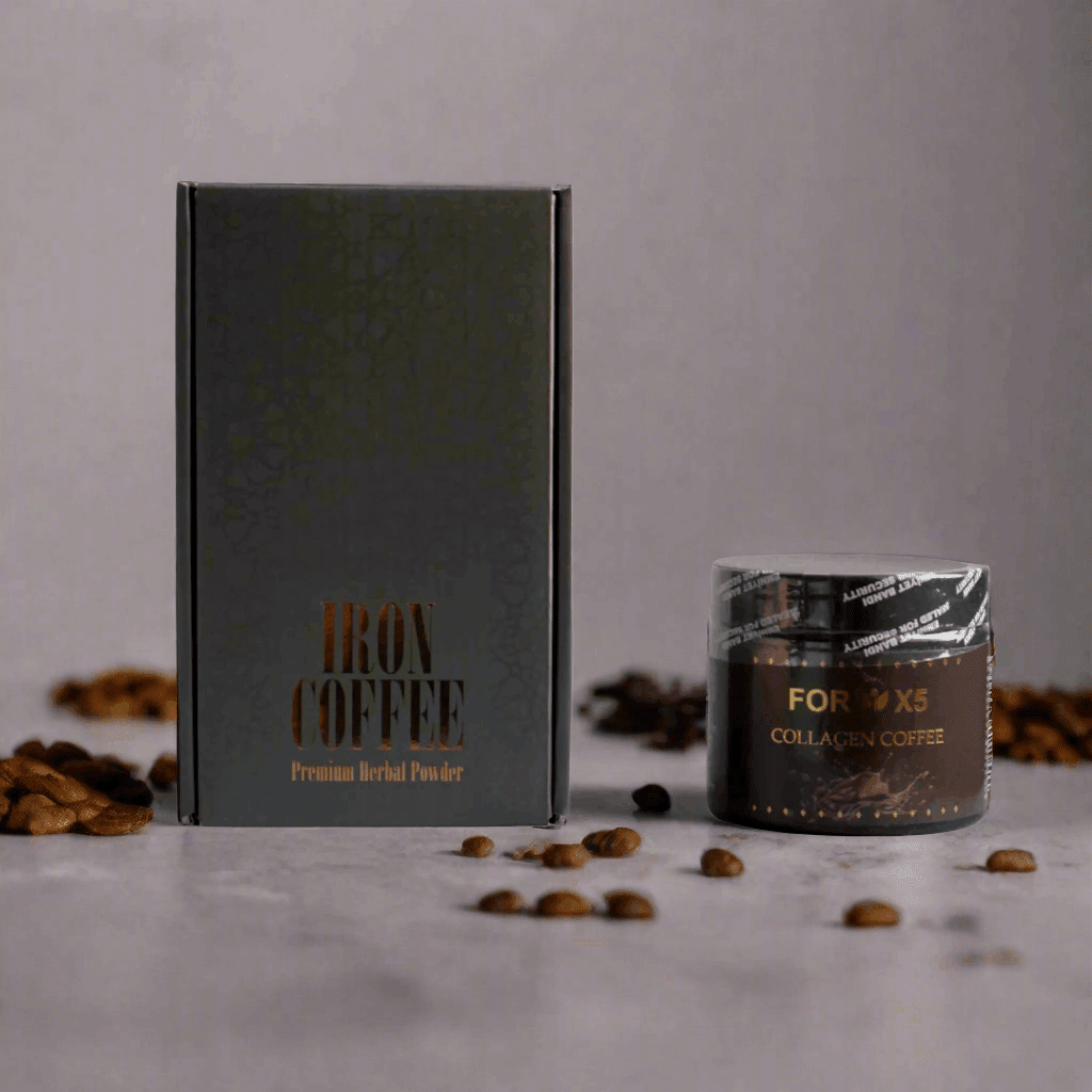 Detox Premium Iron Coffee and Collagen Coffee ForX5 UK