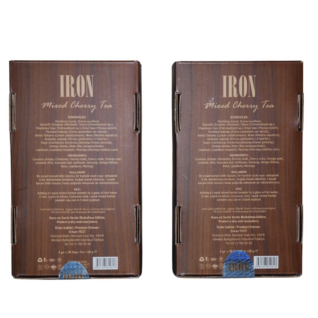 Iron Detox Mixed Cherry Tea For Permanent Weight Loss Effect 30 pcs