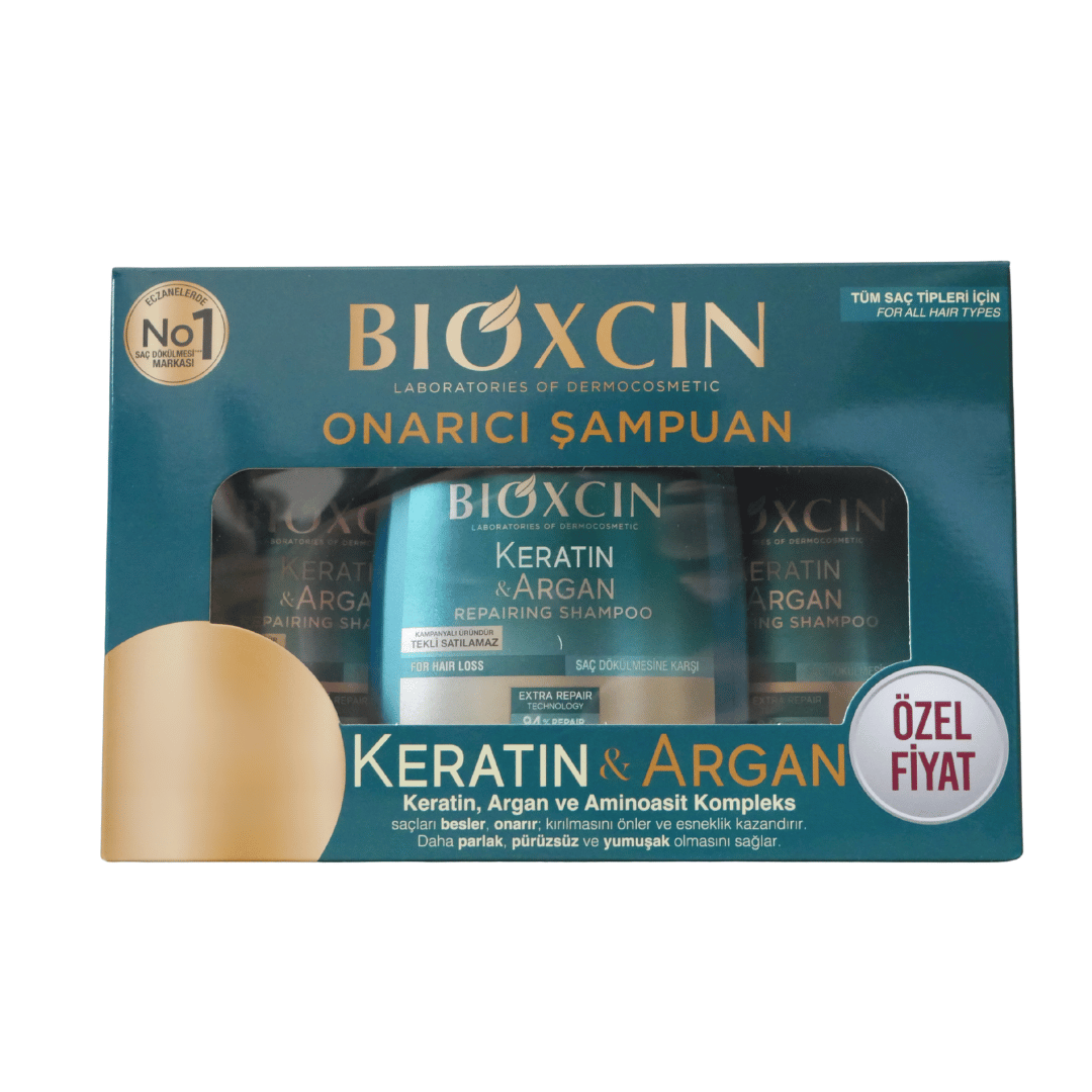 Bioxcin Repairing Shampoo with Keratin and Argan