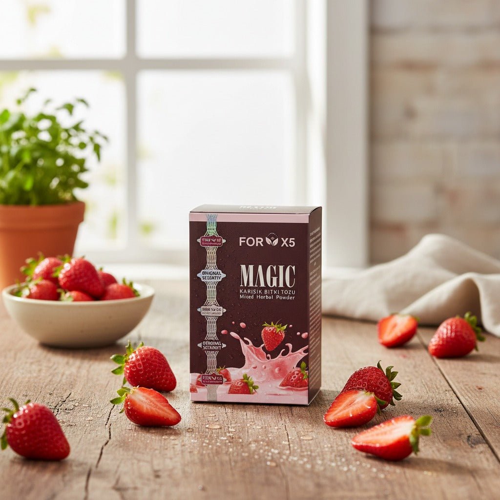 For X5 MAGIC MILK Strawberries herbal weight gain