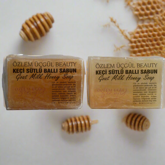 Özlem Üçgül Beauty Honey Soap and Goat Milk with Pumpkin Fibres